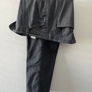 Riders by Lee black denim cargo pants with adjustable wais